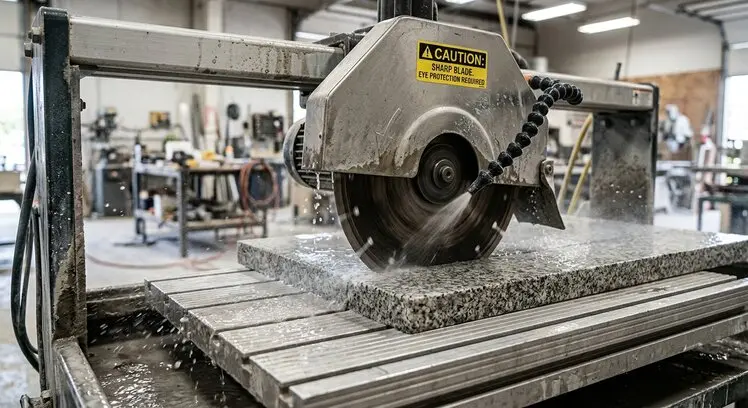 Metal cutting disc and diamond blade side by side
